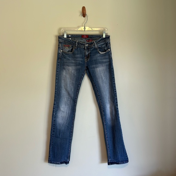 Vintage low rise straight leg Jordache denim jeans - Picture 1 of 6